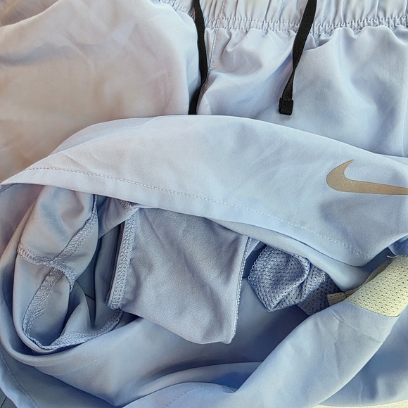 Nike Mens Dri-FIT 5 Inch Running Shorts Light Blue Small NWT Basketball Gym - Picture 6 of 6
